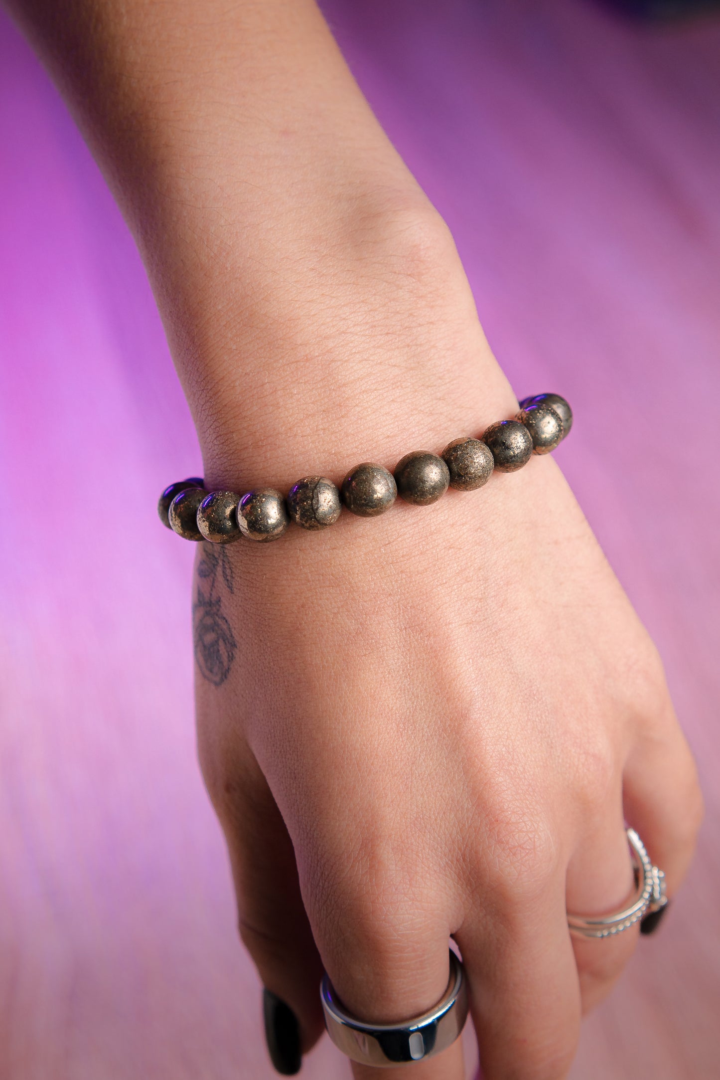 Pulsera de Pirita - Piedra de la abundancia