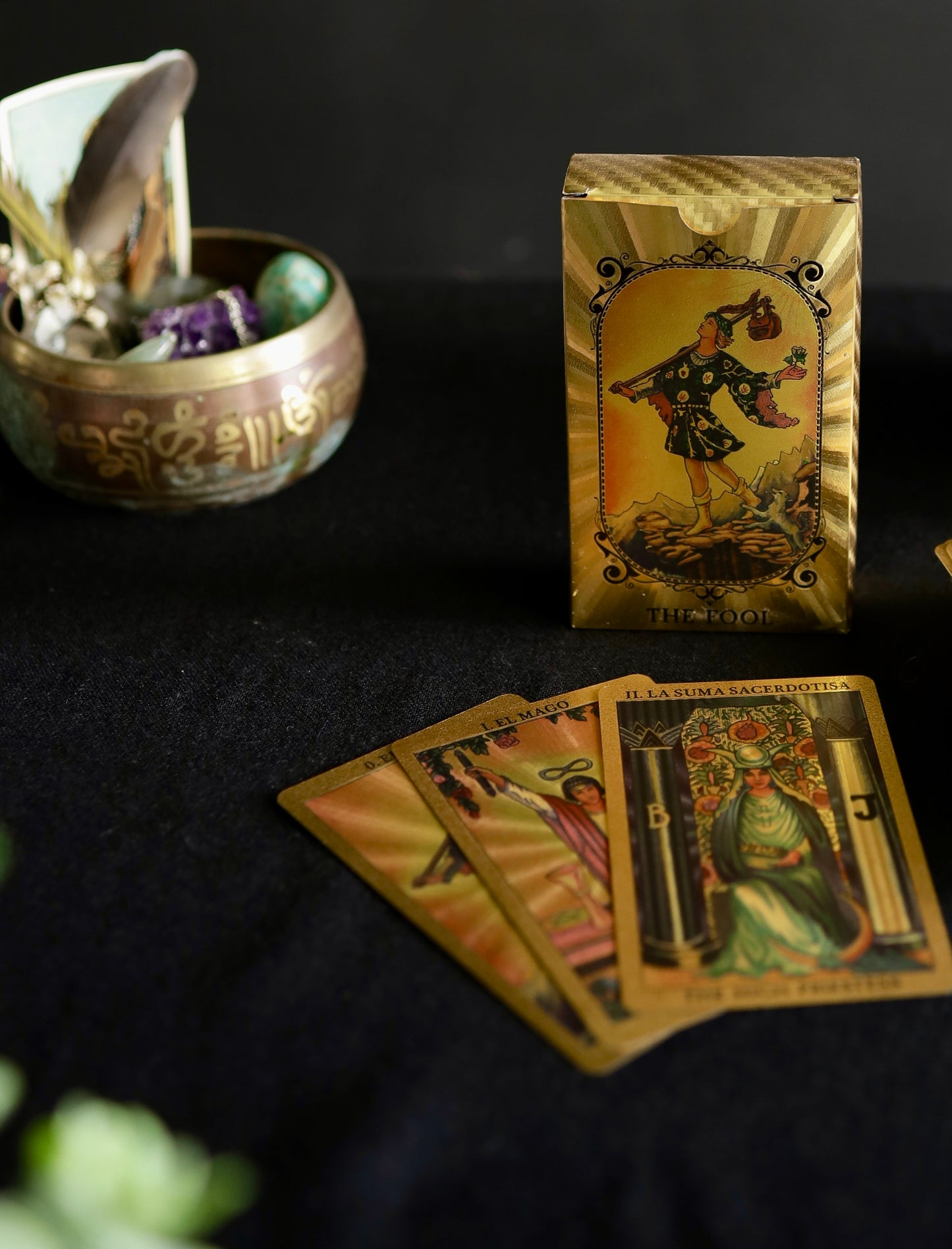 Tarot Rider Waite Dorado Español