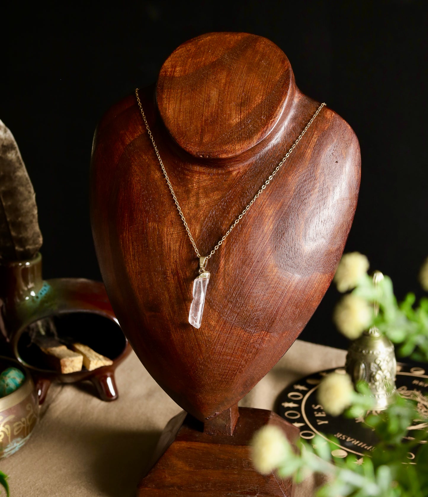 Collar de Cuarzo Cristal – Claridad y Energía Pura