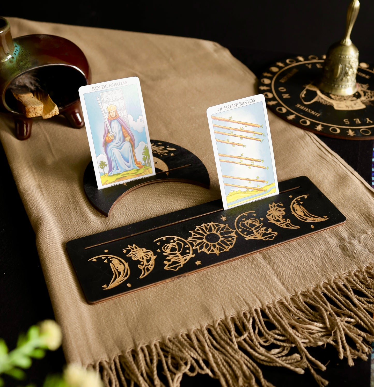 Base de Exhibición de Cartas - Cosmic Bloom Base