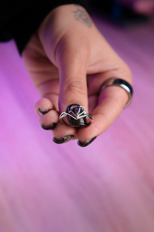 Anillo de Amatista