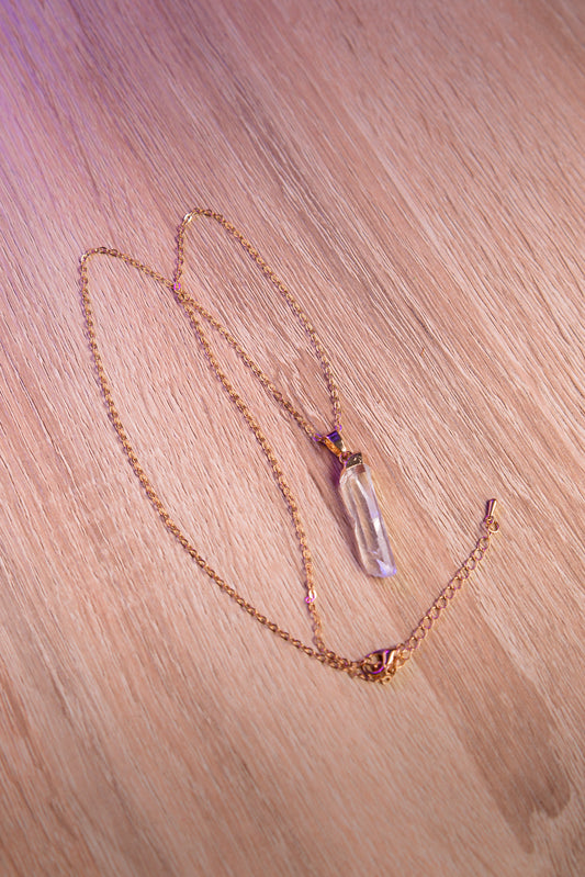 Collar de Cuarzo Cristal