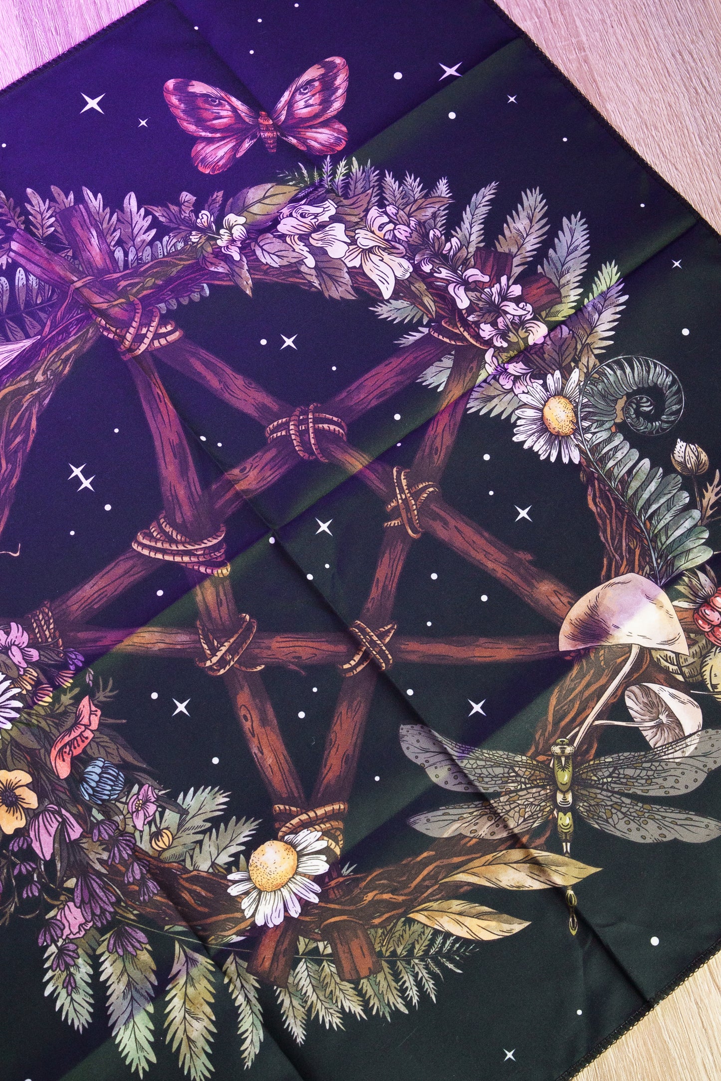 Tapete para Tarot - Pentagrama Sagrado