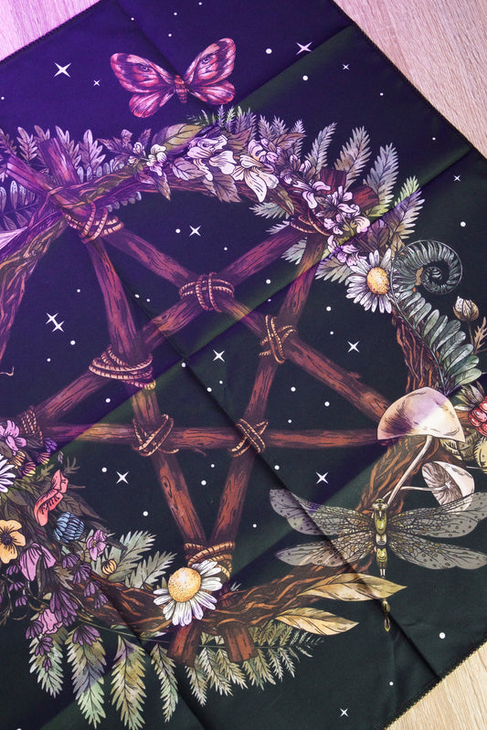 Tapete para Tarot - Pentagrama Sagrado