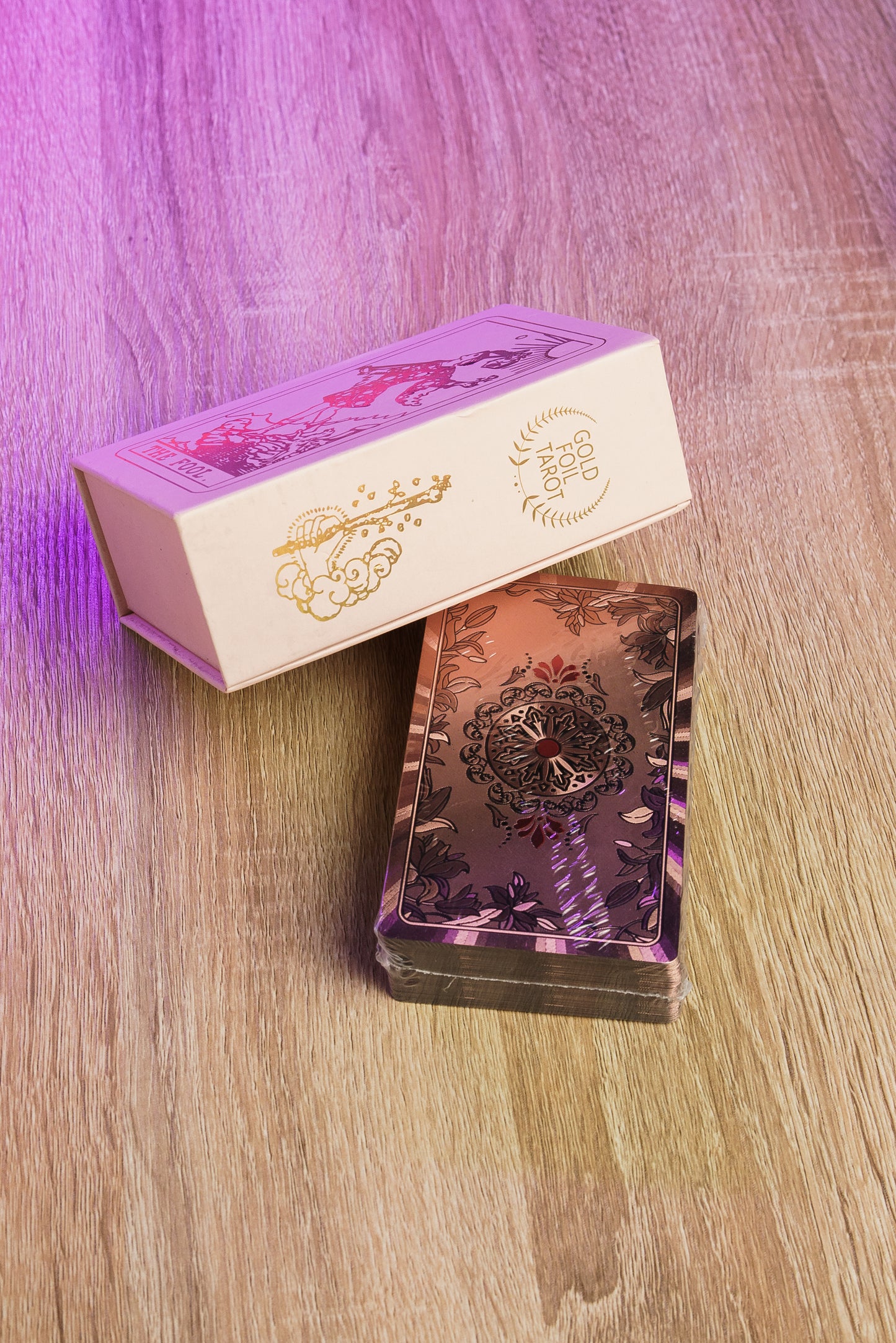 Rider Rose Gold Foil Tarot