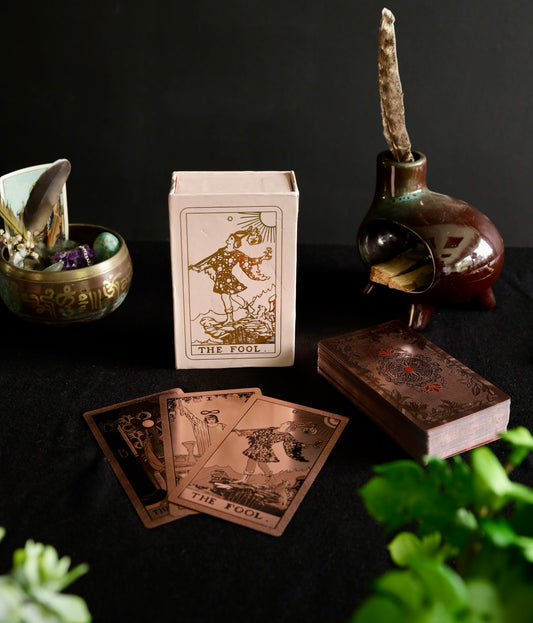 Tarot Rider Waite Oro Rosa - Inglés (Kit Completo)